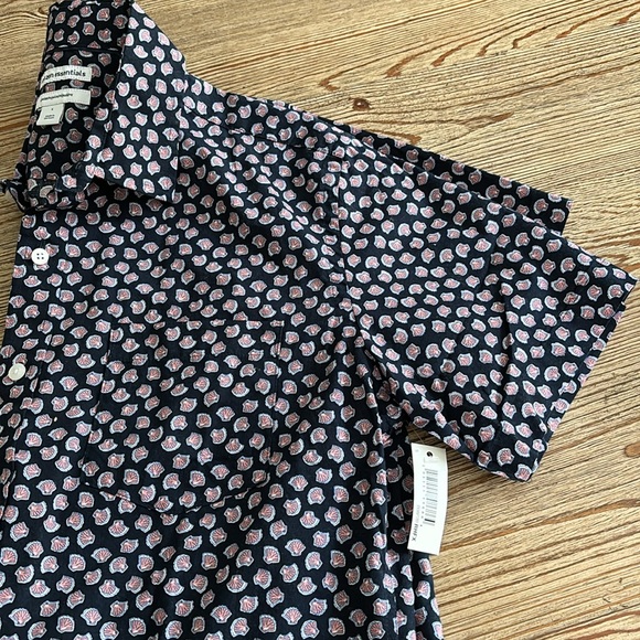 Amazon Essentials Men's Regular-Fit Short-Sleeve Print Shirt SMALL - Picture 3 of 6